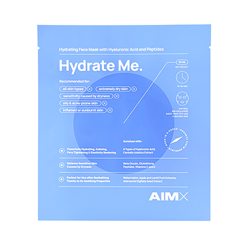 AIMX Hydrate Me | Moisturizing Face Mask - Aimx hydrate me gezichtsmasker 1 - 20005