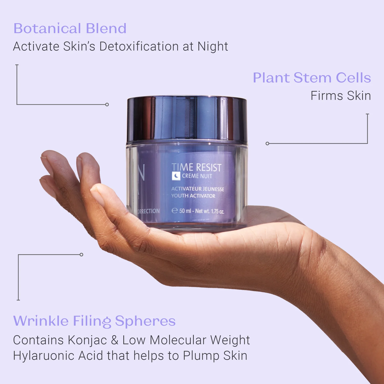 YON-KA Paris | Time Resist Creme Nuit 50 ml - Time resist nuit yon ka 3 - 36340