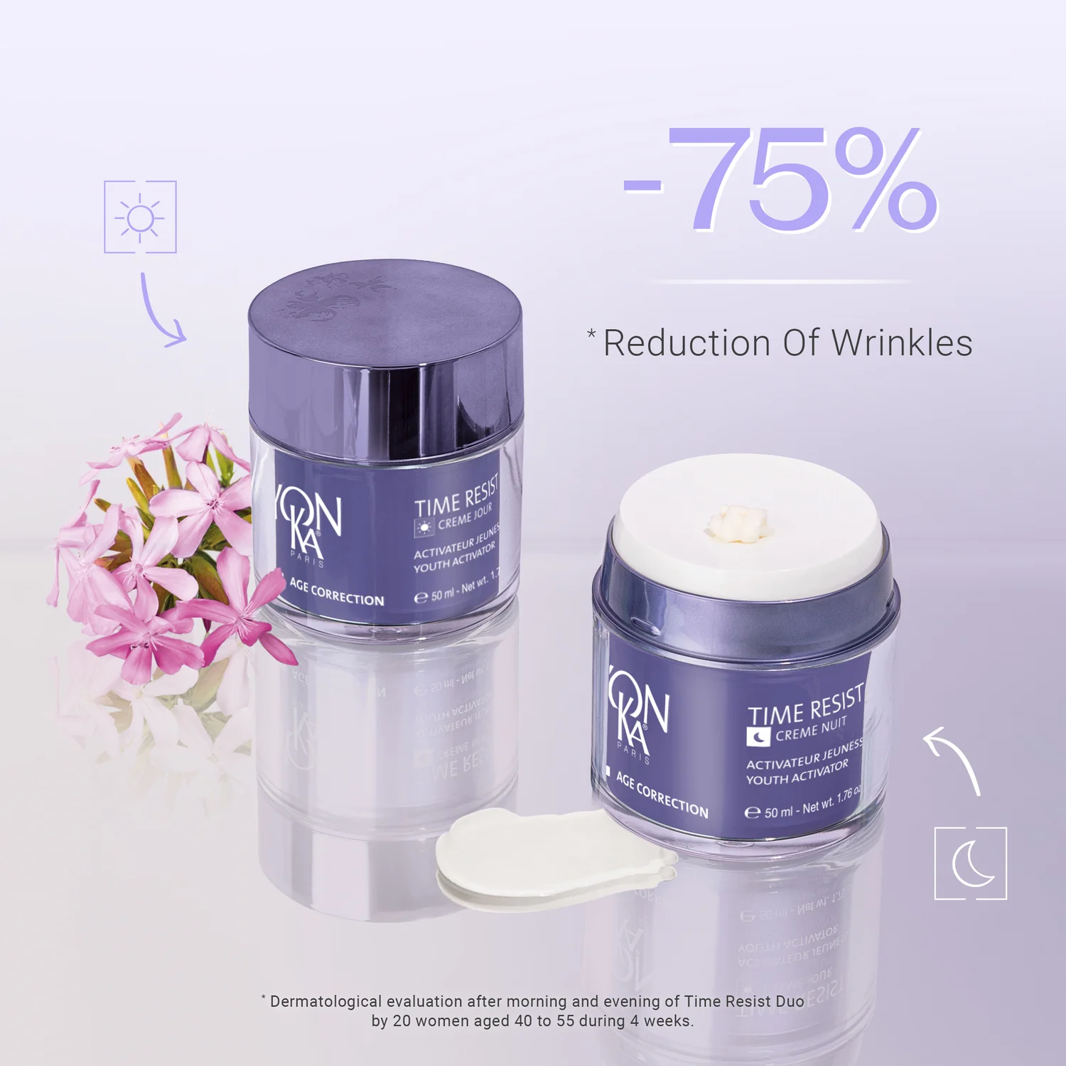 YON-KA Paris | Time Resist Creme Nuit 50 ml - Time resist nuit yon ka 5 - 36340