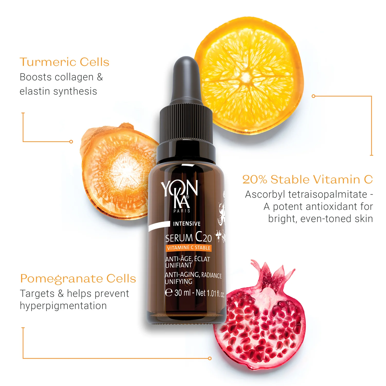 YON-KA Paris | Vitamine C20 serum 30ml - Vitamine c serum c20 30ml yon ka 3 - 36900